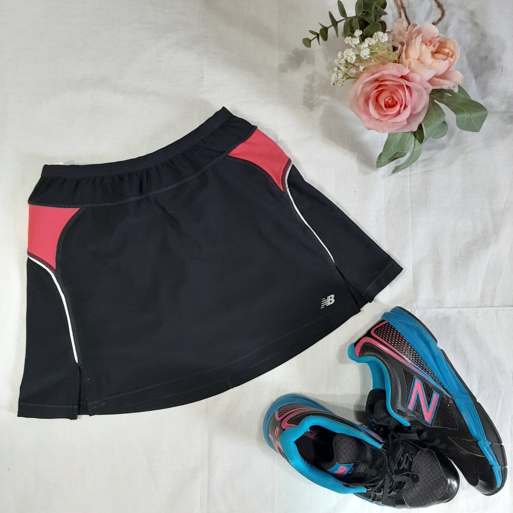 New Balance Black & Pink Athletic Skort High Waisted Size XS